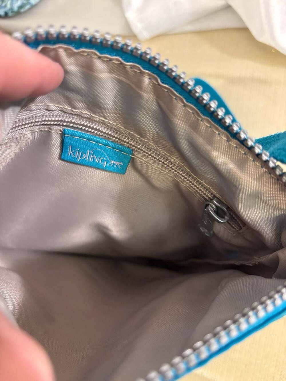 Kipling Keiko Small Crossbody Bag, Teal Blue - Picture 6 of 7
